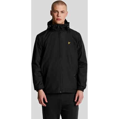 Lyle And Scott Men's Water Resistant Hooded Jacket - Black - Size: Regular/34 Lyle And Scott Men's Water Resistant Hooded Jacket - Black - Size: Regular/34