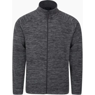 Men's Mountain Warehouse Mens Snowdon II Full Zip Fleece Jacket - Grey - Size: XXS Men's Mountain Warehouse Mens Snowdon II Full Zip Fleece Jacket - Grey - Size: XXS