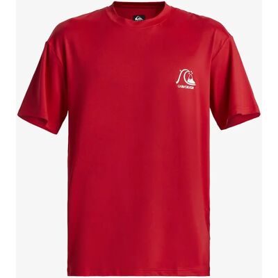 Men's Quiksilver Mens DNA Bubble Logo Rash Vest - Orange - Size: 36 Men's Quiksilver Mens DNA Bubble Logo Rash Vest - Orange - Size: 36