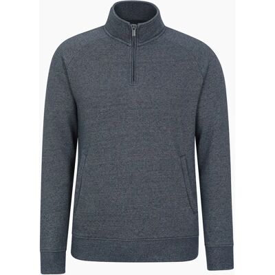 Men's Mountain Warehouse Mens Bamburgh Half Zip Jumper - Navy - Size: 32 Men's Mountain Warehouse Mens Bamburgh Half Zip Jumper - Navy - Size: 32