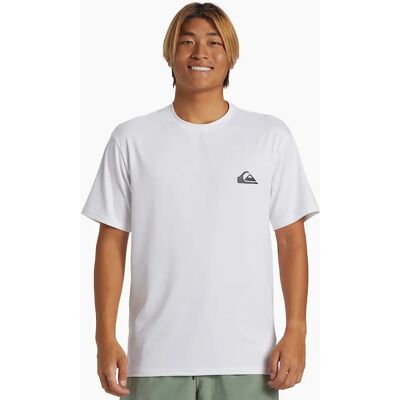 Men's Quiksilver Mens Everyday Short Sleeve UPF 50 Surf T-Shirt - White - Size: 38 Men's Quiksilver Mens Everyday Short Sleeve UPF 50 Surf T-Shirt - White - Size: 38