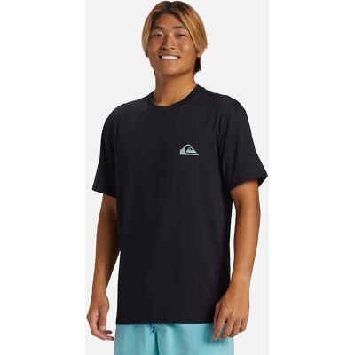 Men's Quiksilver Mens Everyday Short Sleeve UPF 50 Surf T-Shirt - Black - Size: 42 Men's Quiksilver Mens Everyday Short Sleeve UPF 50 Surf T-Shirt - Black - Size: 42