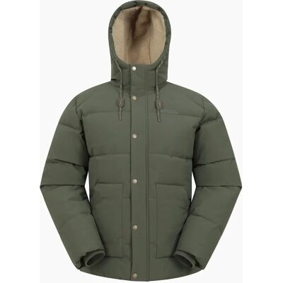 Men's Mountain Warehouse Mens Manta Padded Jacket - Green - Size: 44/Regular Men's Mountain Warehouse Mens Manta Padded Jacket - Green - Size: 44/Regular