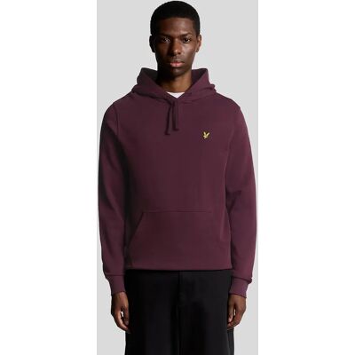Lyle And Scott Men's Loopback Cotton Hoodie - Red - Size: 44 Lyle And Scott Men's Loopback Cotton Hoodie - Red - Size: 44