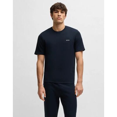 Hugo Boss Men's BOSS Orange Waffle Mens Cotton-Blend Pyjama T-Shirt with Embroidered Logo NOS - Dark Blue 403 - Navy - Size: 38 Hugo Boss Men's BOSS Orange Waffle Mens Cotton-Blend Pyjama T-Shirt with Embroidered Logo NOS - Dark Blue 403 - Navy - Size: 38