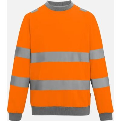 Men's Regatta Professional Mens Pro Contract Hi-Vis Crew Neck Sweatshirt - Orange - Size: 4XL Men's Regatta Professional Mens Pro Contract Hi-Vis Crew Neck Sweatshirt - Orange - Size: 4XL