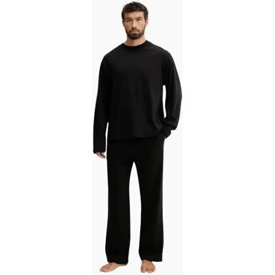 Calvin Klein Men's Icon Jersey Pyjama Set, Black - Size: 40 Calvin Klein Men's Icon Jersey Pyjama Set, Black - Size: 40