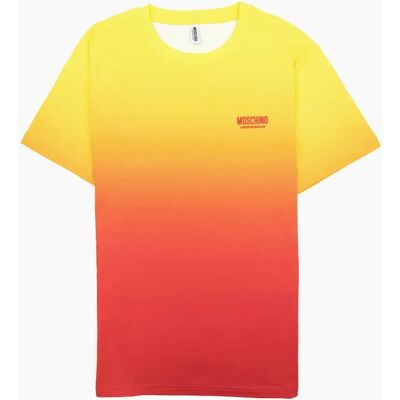 Men's Moschino Underwear Logo Tape Lounge T Shirt Yellow/red - Yellow Red - Size: 37/36/32/42 Men's Moschino Underwear Logo Tape Lounge T Shirt Yellow/red - Yellow Red - Size: 37/36/32/42