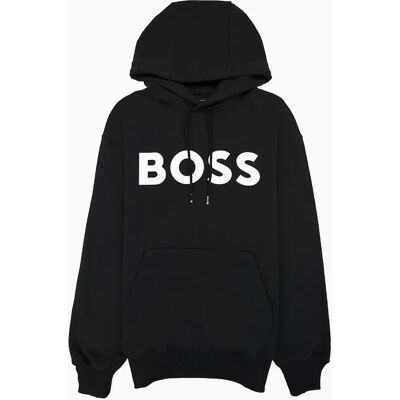 Men's Hugo Boss Sullivan 08 Hoodied Sweatshirt Black 001 - Size: 36 Men's Hugo Boss Sullivan 08 Hoodied Sweatshirt Black 001 - Size: 36