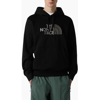 Men's The North Face Mens Hoodie Drew Peak Pullover Long Sleeve Hooded New Sweatshirts - Black - Size: 36 Men's The North Face Mens Hoodie Drew Peak Pullover Long Sleeve Hooded New Sweatshirts - Black - Size: 36