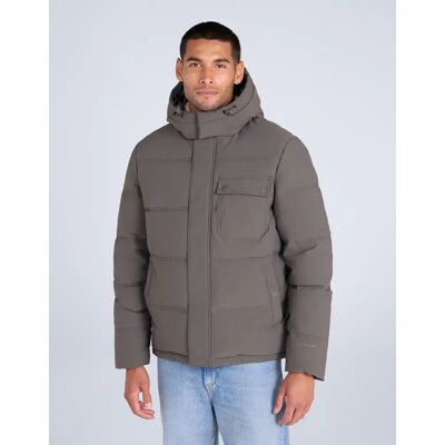 Men's Mountain Warehouse Mens Fistral Padded Jacket - Grey - Size: 44/Regular Men's Mountain Warehouse Mens Fistral Padded Jacket - Grey - Size: 44/Regular