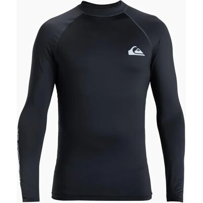 Men's Quiksilver Mens Everyday UPF 50 0 Long Sleeve Rash Vest - Navy - Size: M Men's Quiksilver Mens Everyday UPF 50 0 Long Sleeve Rash Vest - Navy - Size: M