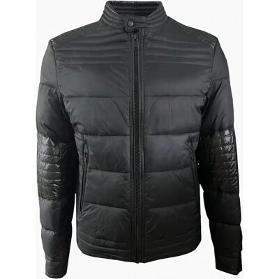Men's Hugo Boss Men's Black Owand Zip Puffer Jacket - Size: 44 Men's Hugo Boss Men's Black Owand Zip Puffer Jacket - Size: 44