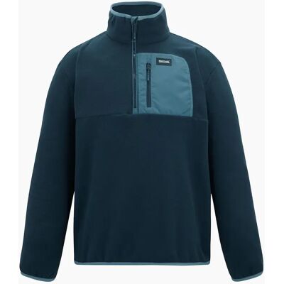 Men's Regatta Mens Frankie Half Zip Fleece Top - Navy China Blue - Size: S Men's Regatta Mens Frankie Half Zip Fleece Top - Navy China Blue - Size: S