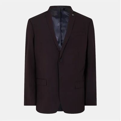 Ted Baker Men's Burgundy Blazer - Red - Size: 52 62 Ted Baker Men's Burgundy Blazer - Red - Size: 52 62