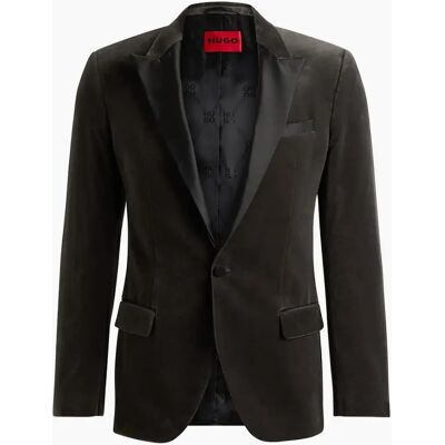 Hugo Boss Men's Regular Fit Solid Patterned Blazer - Grey - Size: Regular/36 Hugo Boss Men's Regular Fit Solid Patterned Blazer - Grey - Size: Regular/36