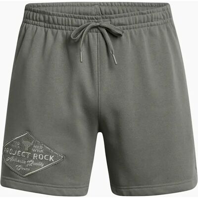 Under Armour Men's Project Rock Heavyweight Bermuda Shorts - Green - Size: 29/28/32 Under Armour Men's Project Rock Heavyweight Bermuda Shorts - Green - Size: 29/28/32