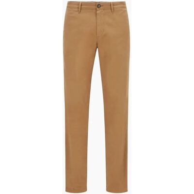 Hugo Boss Men's Crigan2 Solid Patterned Straight Trousers - Cream - Size: 28W r Hugo Boss Men's Crigan2 Solid Patterned Straight Trousers - Cream - Size: 28W r
