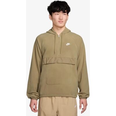 Nike Men's Hooded Neck Raglan Sleeve Sweatshirt - Beige Bwhite - Size: M Nike Men's Hooded Neck Raglan Sleeve Sweatshirt - Beige Bwhite - Size: M
