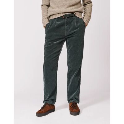 AUBIN Men's Barrowby Cord Trouser - Green - Size: 38 AUBIN Men's Barrowby Cord Trouser - Green - Size: 38