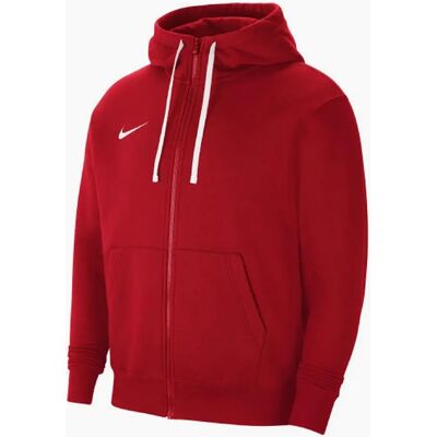 Nike Men's Park 20 Cotton Zip Collar Hoodie - Red - Size: 38 Nike Men's Park 20 Cotton Zip Collar Hoodie - Red - Size: 38