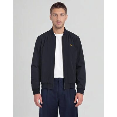 Lyle And Scott Men's Nylon Padded Bomber Jacket - Black - Size: 40/Regular Lyle And Scott Men's Nylon Padded Bomber Jacket - Black - Size: 40/Regular