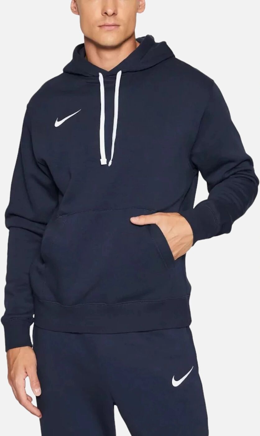 Men's Nike Mens Fleece Hoodie Pullover Long Sleeve Swoosh Park 20 - Navy - Size: 40