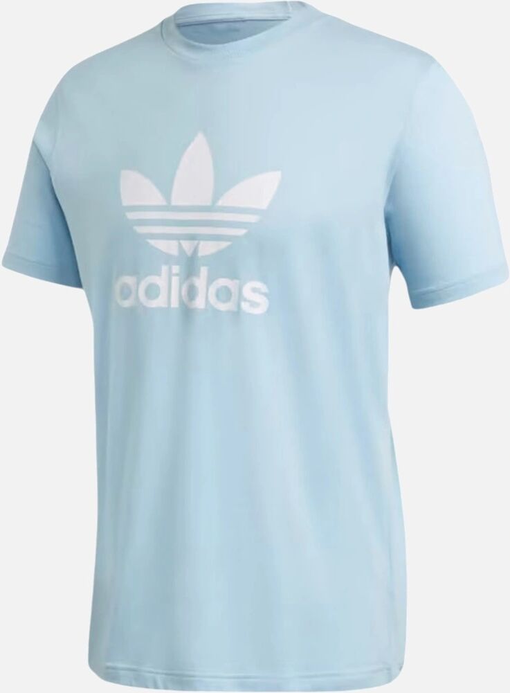 Men's Adidas Originals Mens T Shirts Trefoil Logo California Retro Design Summer Tee - Blue - Size: 36