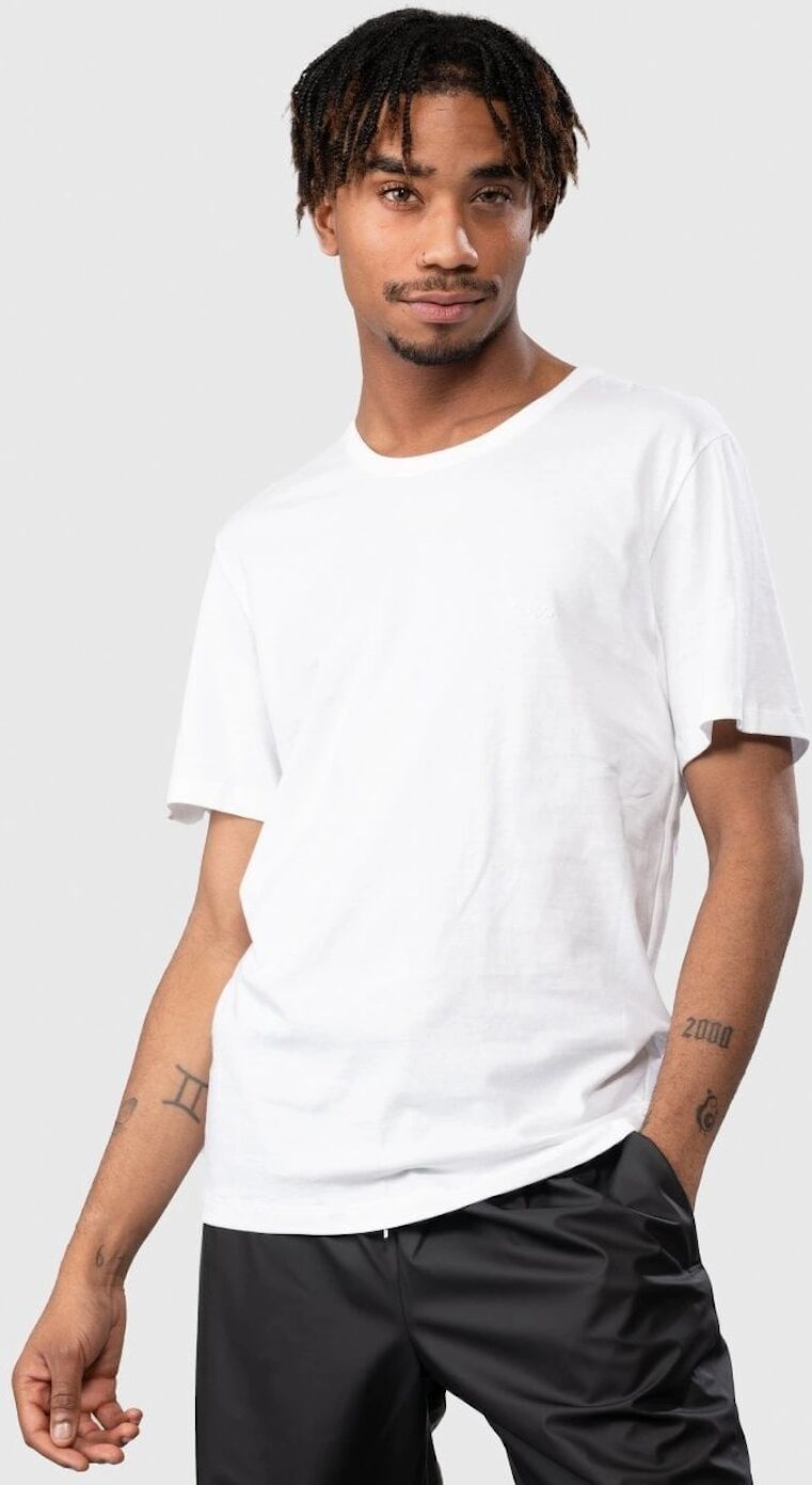 Hugo Boss Men's BOSS Orange 3 Pack Classic Regular Fit Crew Neck Mens T-Shirts NOS - White/Grey/Black 999 - Size: 36