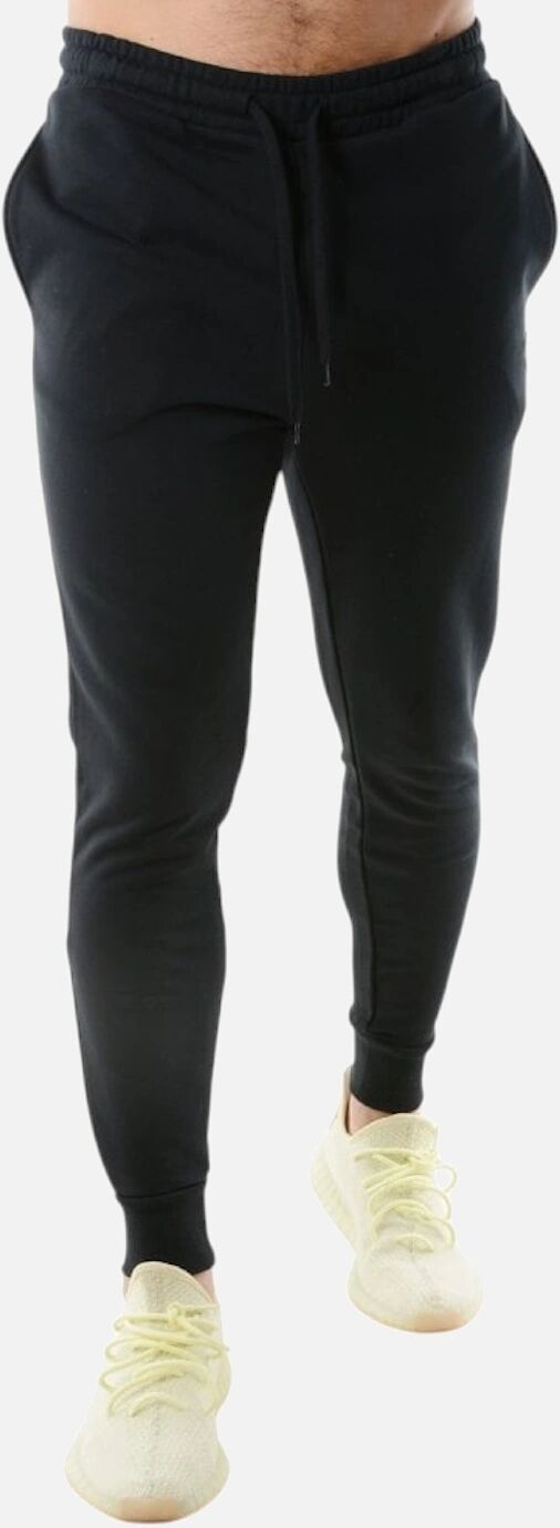 Lyle and Scott Men's Lyle & Scott Mens Fleece Joggers Casual Skinny Fit Gym Bottom Workout Sweatpants - Black - Size: 32/30/31