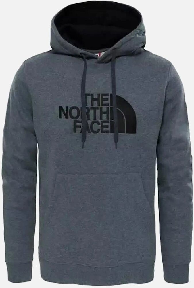 Men's The North Face Drew Peak Charcoal Hoodie REEDUCED FROM £59.99 NOW ONLY £44.95 - Grey - Size: 40