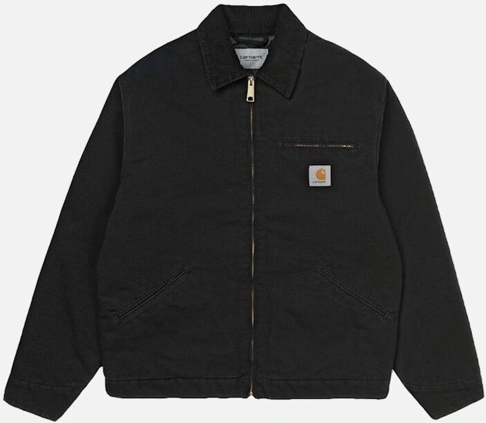 Carhartt WIP Men's OG Detroit Jacket 'Dearborn' Canvas - Black - Size: Regular/42