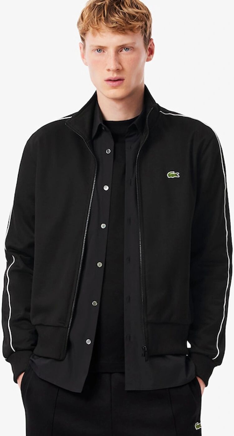 Men's Lacoste Paris Piqué Zip Front Track Jacket - Size: 4 38-40 chest