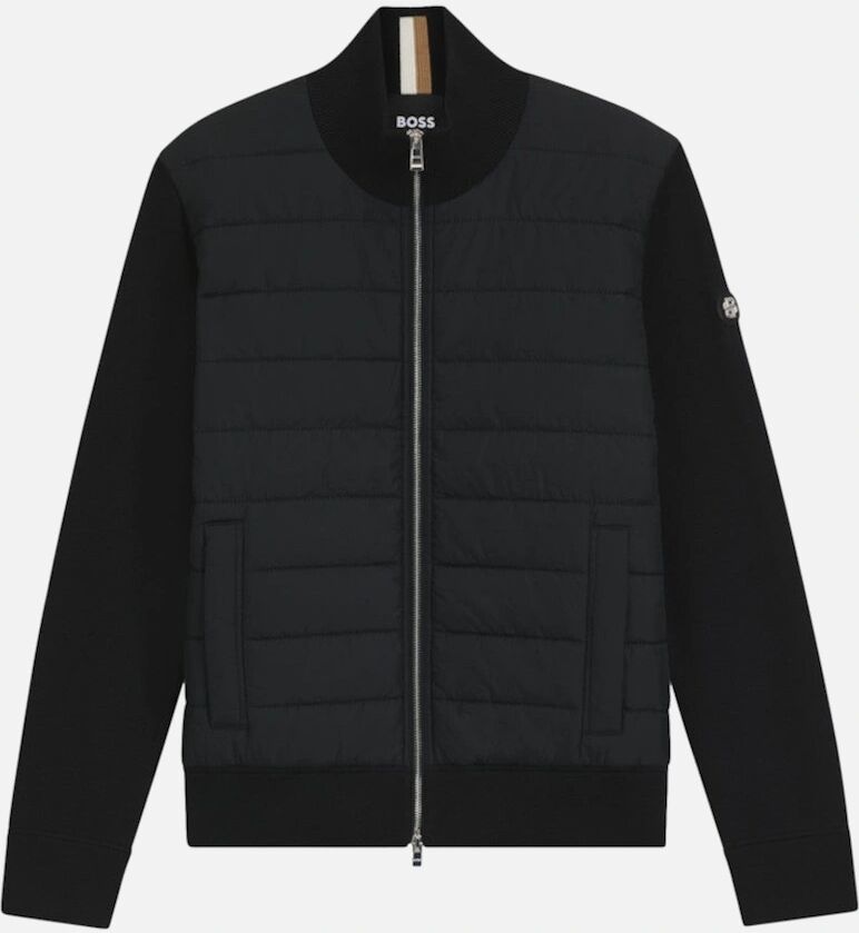 Hugo Boss Men's BOSS Black H-Hernesto Sweater 001 Black - Size: 44/Regular