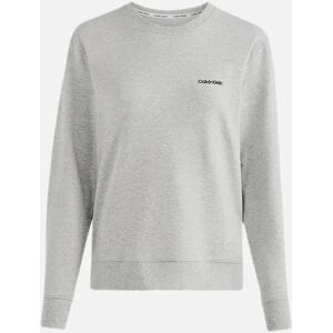 Calvin Klein Women's Women's Modern Cotton Lounge Sweatshirt, Grey Heather - Size: 16