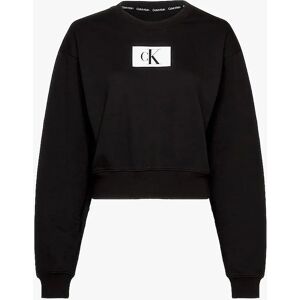 Women's Calvin Klein 1996 LOUNGE Sweatshirt Womens Black - Size: LARGE