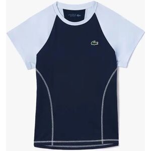 Lacoste Women's Slim-Fit Ultra Dry Stretch Sport T-Shirt - Blue - Size: 12
