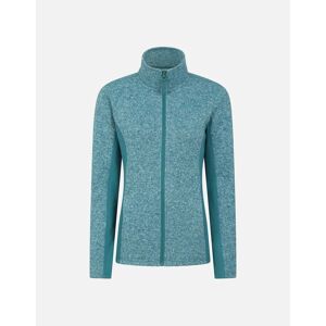 Women's Mountain Warehouse Womens/Ladies Idris Panelled Fleece Jacket - Blue/Green - Size: 22
