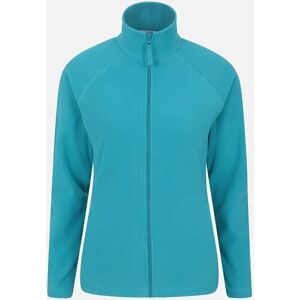 Women's Mountain Warehouse Womens/Ladies Raso Fleece Jacket - Blue/Green - Size: 22 uk