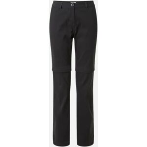 Women's Craghoppers Womens/Ladies Kiwi Pro II Convertible Trousers - Black - Size: 14 uk s Women's Craghoppers Womens/Ladies Kiwi Pro II Convertible Trousers - Black - Size: 14 uk s