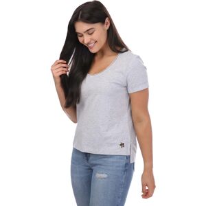 Ted Baker Women's Miarna V-Neck Easy Fit T-Shirt - Grey - Size: 10 Ted Baker Women's Miarna V-Neck Easy Fit T-Shirt - Grey - Size: 10