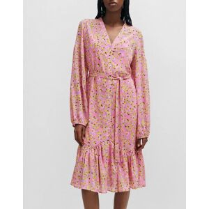 Hugo Boss Women's Kawarda-1 Floral-Print Dress - Multi - Size: 14 Hugo Boss Women's Kawarda-1 Floral-Print Dress - Multi - Size: 14