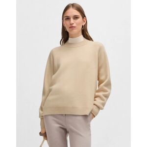 Hugo Boss Women's Fariola Knitted Sweater - Cream - Size: 12 Hugo Boss Women's Fariola Knitted Sweater - Cream - Size: 12