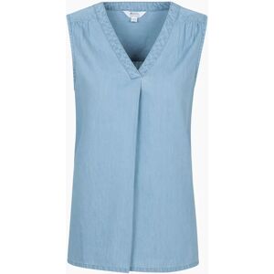 Women's Mountain Warehouse Womens/Ladies Tuscany Chambray Sleeveless Shirt - Blue - Size: 8 Women's Mountain Warehouse Womens/Ladies Tuscany Chambray Sleeveless Shirt - Blue - Size: 8