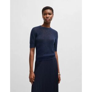 Hugo Boss Women's Fusionana Mohair Sweater - Navy - Size: 18/16 Hugo Boss Women's Fusionana Mohair Sweater - Navy - Size: 18/16