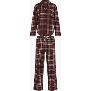 Women's Tommy Hilfiger LS FLNL SHIRT PJ PAN Womens Set Tartan Reiker Burgundy - Red - Size: 10 Women's Tommy Hilfiger LS FLNL SHIRT PJ PAN Womens Set Tartan Reiker Burgundy - Red - Size: 10
