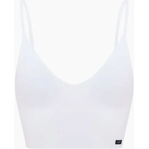 Lee Women's Flora V-Neck Slim Fit Crop Bra - White - Size: 14 Lee Women's Flora V-Neck Slim Fit Crop Bra - White - Size: 14