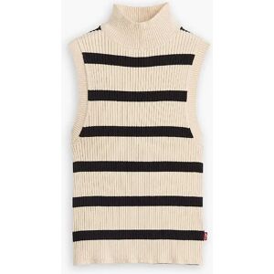 Levis Levi's Women's Tulip Mock Neck Sleeveless Box Tank - Cream - Size: 14 Levis Levi's Women's Tulip Mock Neck Sleeveless Box Tank - Cream - Size: 14