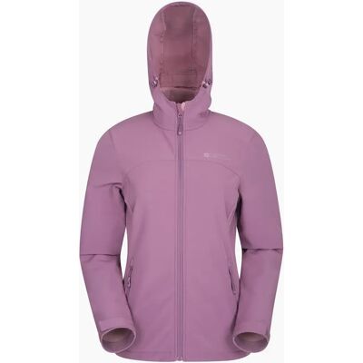 Mountain Warehouse Exodus Breathable Soft Shell Jacket - Dusky Purple - Size 16 Mountain Warehouse Exodus Breathable Soft Shell Jacket - Dusky Purple - Size 16