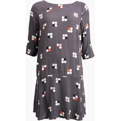 Women's White Stuff Savannah Womens Tunic Dress AW17 - Grey - Size: 14 Women's White Stuff Savannah Womens Tunic Dress AW17 - Grey - Size: 14